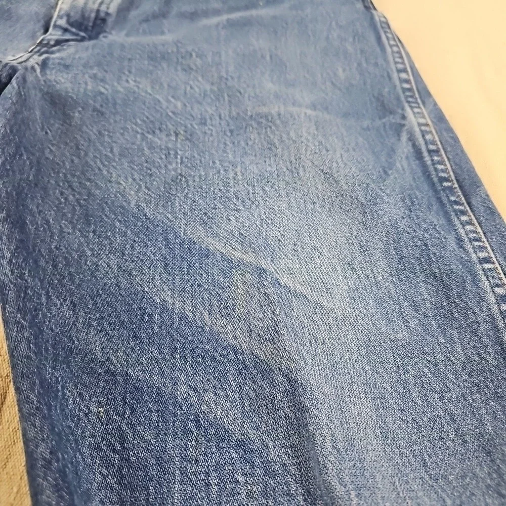 Wrangler Jeans Men's 38x29 Meas. 36x27 Blue 13MWZ Cowboy Cut Western Denim Rodeo